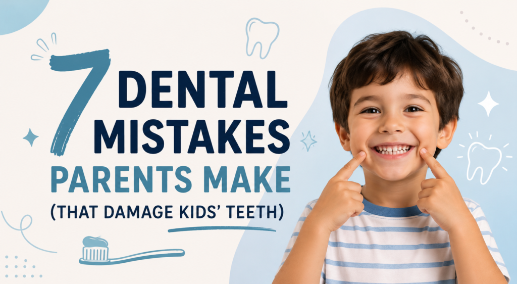 7 Dental Mistakes Parents Make That Damage Kids' Teeth | Child Dentist Indirapuram