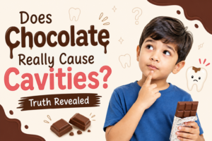 Does Chocolate Really Cause Cavities? The Truth Revealed by Your Child Dentist in Indirapuram