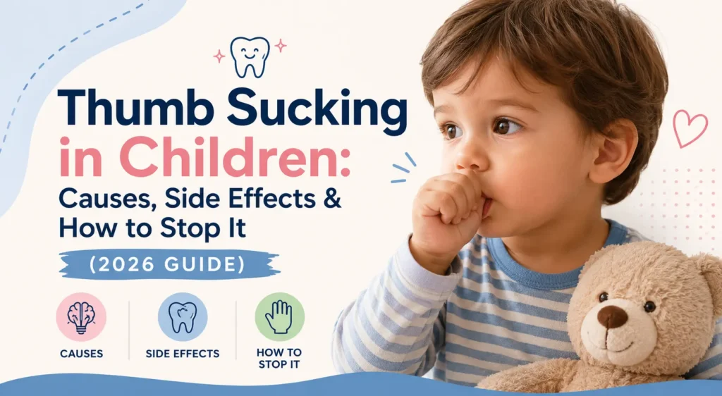 Thumb Sucking in Children: Causes, Side Effects & How to Stop It (2026 Guide)