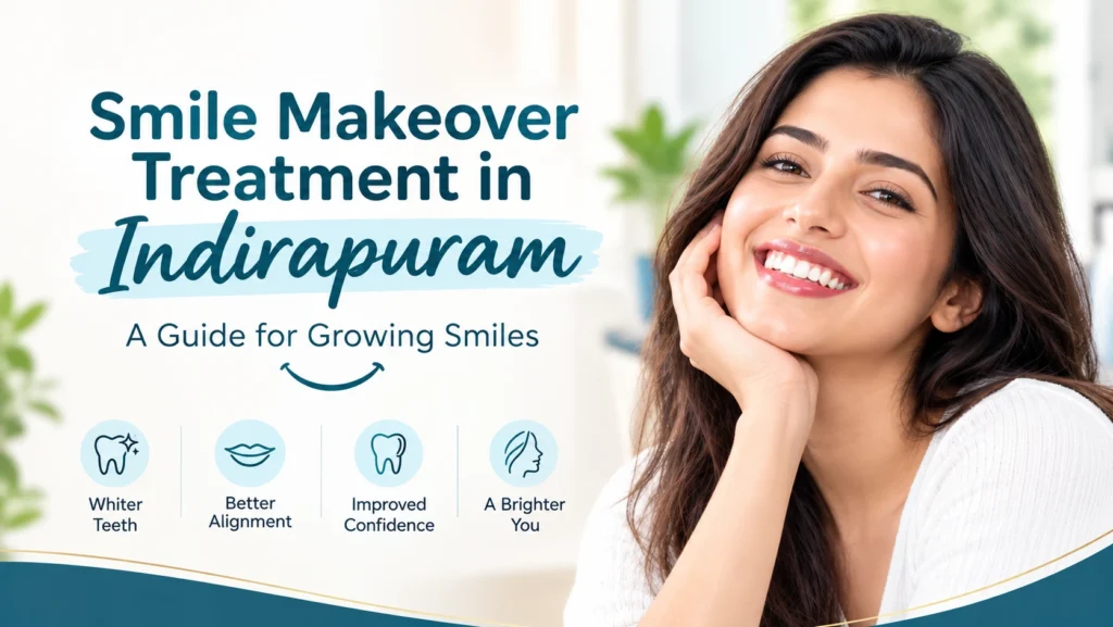 Smile Makeover Treatment in Indirapuram: A Guide for Growing Smiles
